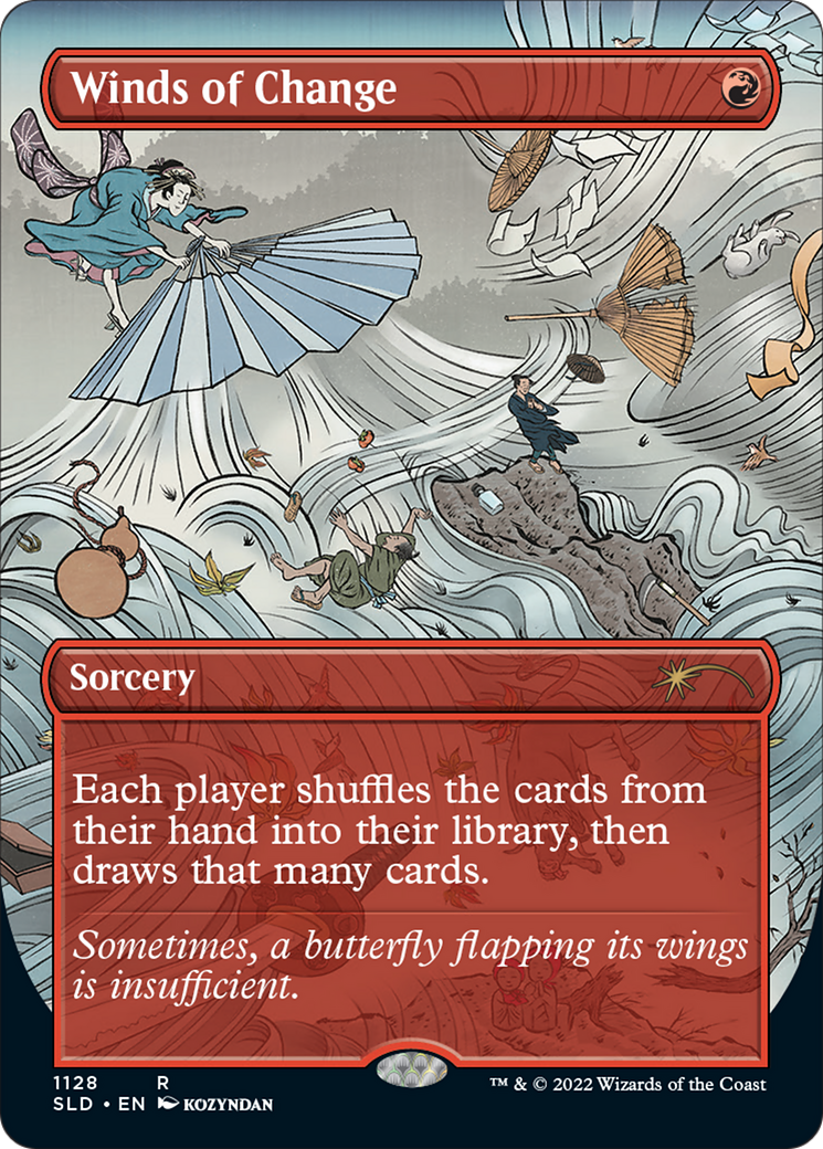 Winds of Change (Borderless) [Secret Lair Drop Series] | Good Games Adelaide SA