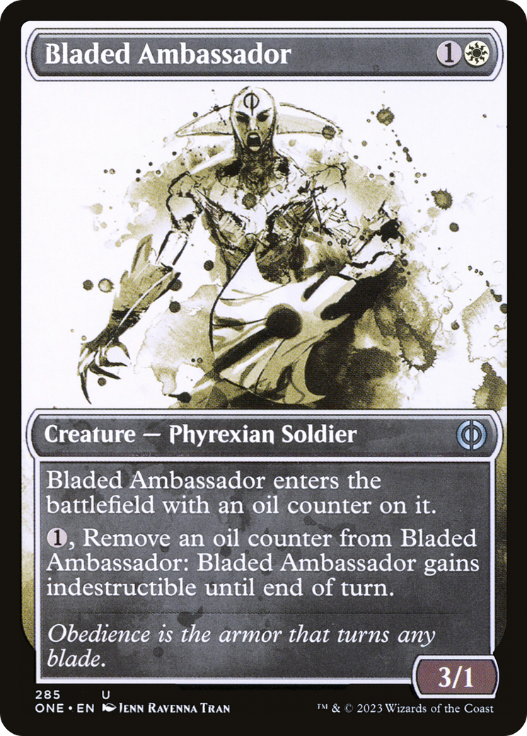 Bladed Ambassador (Showcase Ichor) [Phyrexia: All Will Be One] | Good Games Adelaide SA