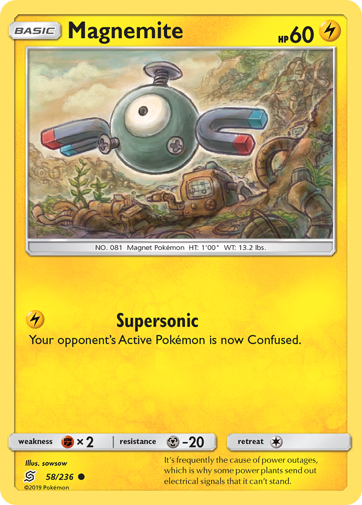 Magnemite (58/236) [Sun & Moon: Unified Minds] | Good Games Adelaide SA