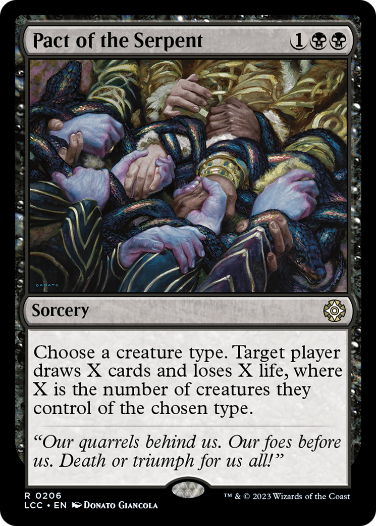 Pact of the Serpent [The Lost Caverns of Ixalan Commander] | Good Games Adelaide SA
