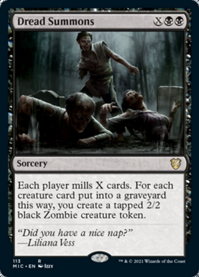 Dread Summons [Innistrad: Midnight Hunt Commander] | Good Games Adelaide SA