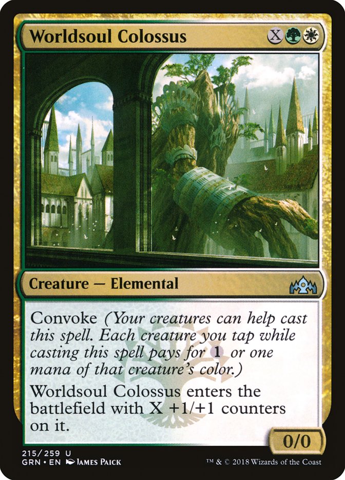 Worldsoul Colossus 215 (Guilds of Ravnica)  - Foil | Good Games Adelaide SA