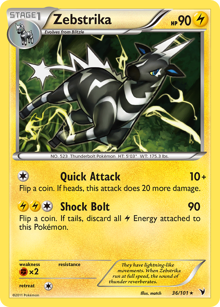 Zebstrika (36/101) [Black & White: Noble Victories] | Good Games Adelaide SA