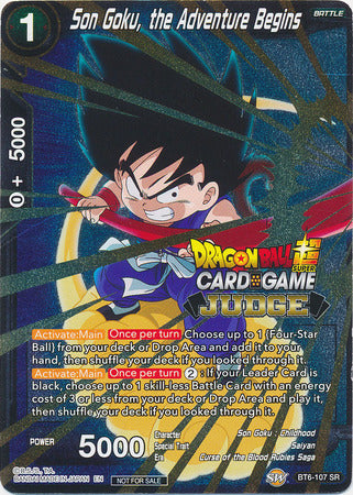 Son Goku, the Adventure Begins [BT6-107] | Good Games Adelaide SA