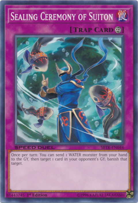 Sealing Ceremony of Suiton [SBTK-EN044] Common | Good Games Adelaide SA