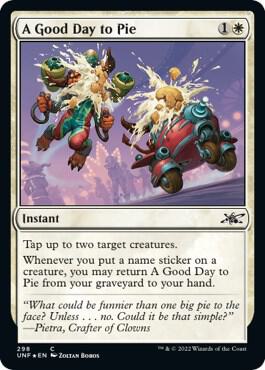 A Good Day to Pie Galaxy Foil 298 (Unfinity)  - Foil | Good Games Adelaide SA