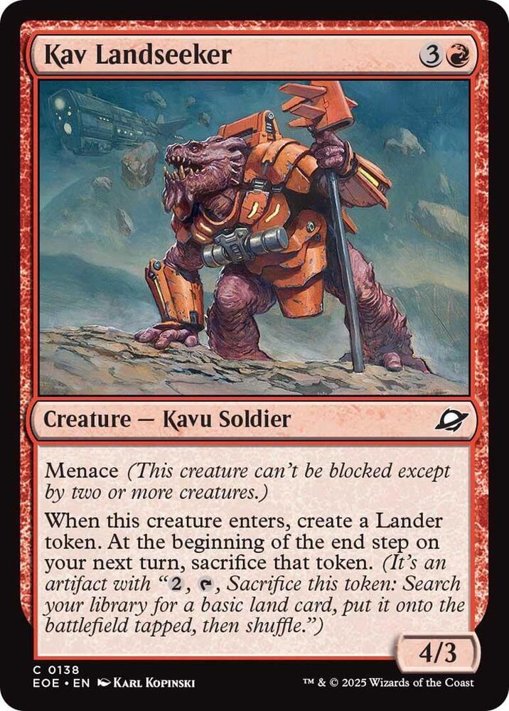 Kav Landseeker 138 (Edge of Eternities)  | Good Games Adelaide SA