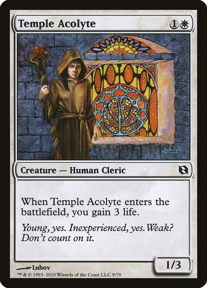 Temple Acolyte 9 (Duel Decks: Elspeth vs. Tezzeret)  | Good Games Adelaide SA