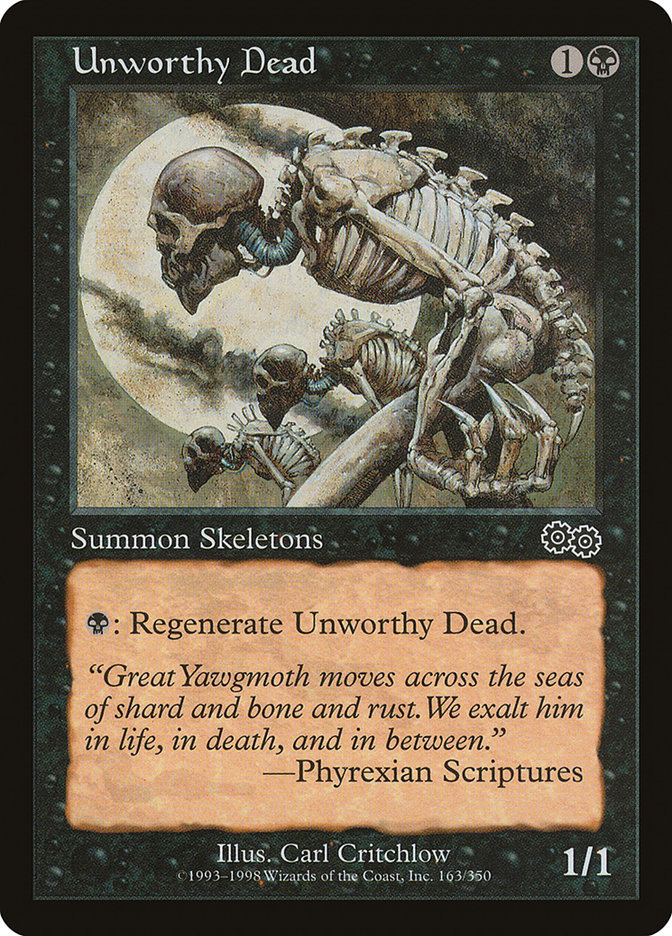 Unworthy Dead [Urza's Saga] | Good Games Adelaide SA