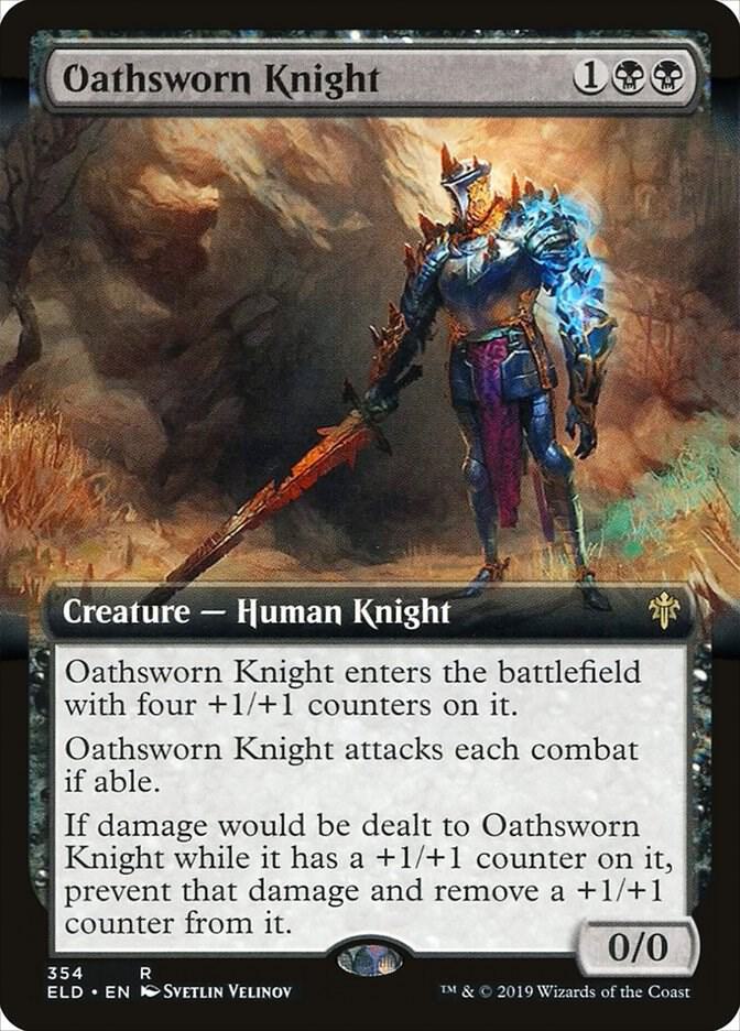 Oathsworn Knight 354 (Throne of Eldraine)  - Foil | Good Games Adelaide SA