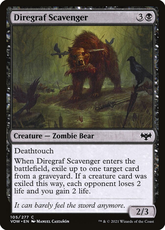 Diregraf Scavenger 105 (Innistrad: Crimson Vow)  - Foil | Good Games Adelaide SA