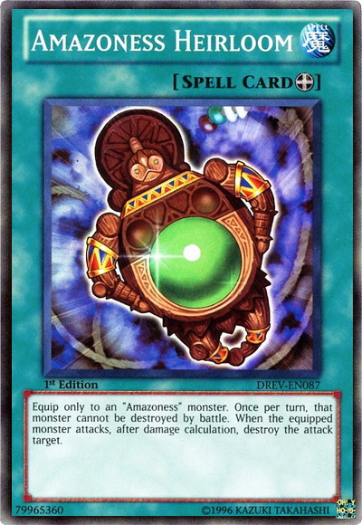 Amazoness Heirloom [DREV-EN087] Super Rare | Good Games Adelaide SA