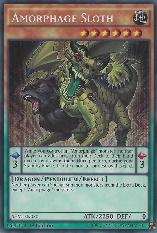 Amorphage Sloth [SHVI-EN030] Secret Rare | Good Games Adelaide SA