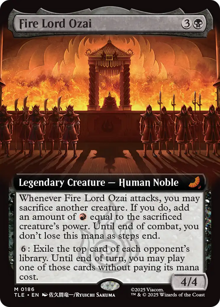 Fire Lord Ozai (Extended Art) [Avatar: The Last Airbender: Eternal-Legal] | Good Games Adelaide SA