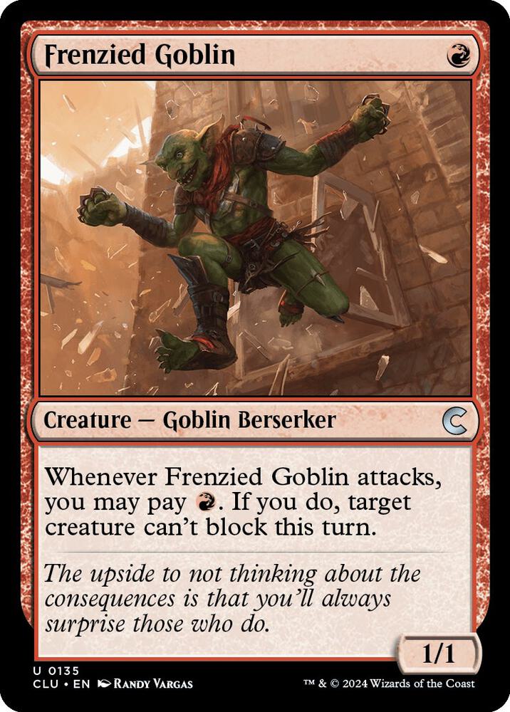 Frenzied Goblin 135 (Ravnica: Clue Edition)  | Good Games Adelaide SA