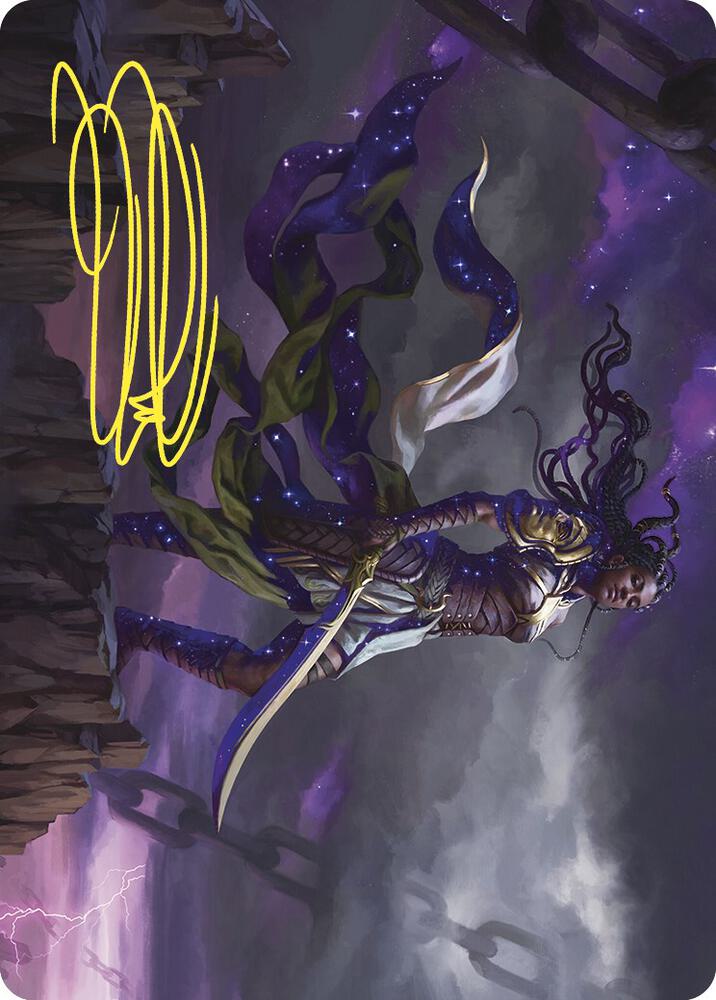 Anikthea Hand of Erebos Art Card Gold Stamped Signature 72 (Art Series: Commander Masters)  | Good Games Adelaide SA