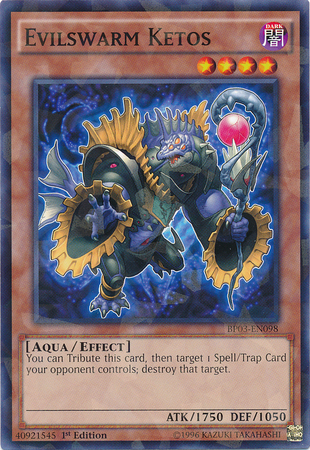 Evilswarm Ketos [BP03-EN098] Shatterfoil Rare | Good Games Adelaide SA