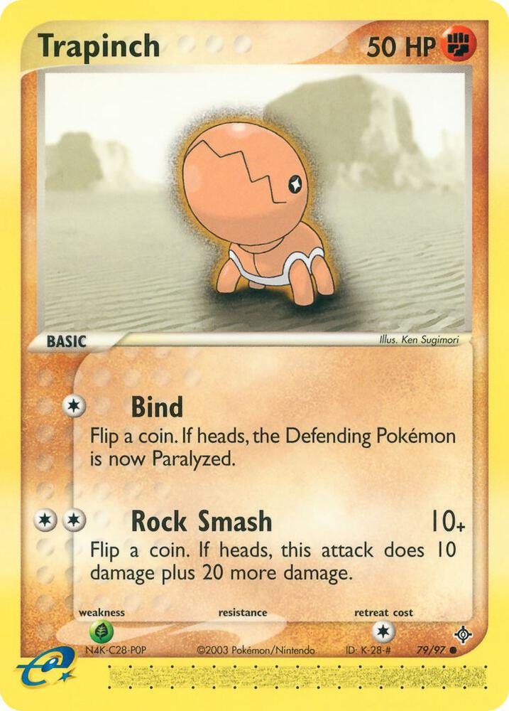 Trapinch  79/97 (Dragon)  - Reverse Holofoil | Good Games Adelaide SA