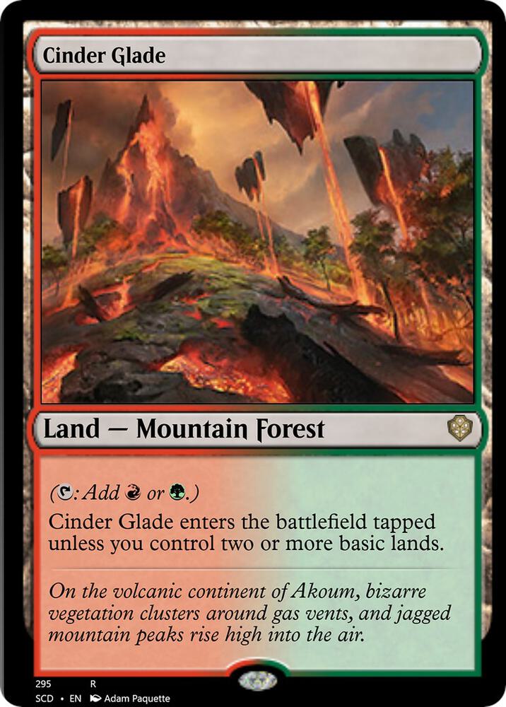 Cinder Glade 295 (Starter Commander Decks)  | Good Games Adelaide SA