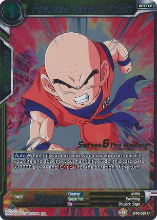 Fearless Assault Krillin (Destroyer Kings) [BT6-089_PR] | Good Games Adelaide SA