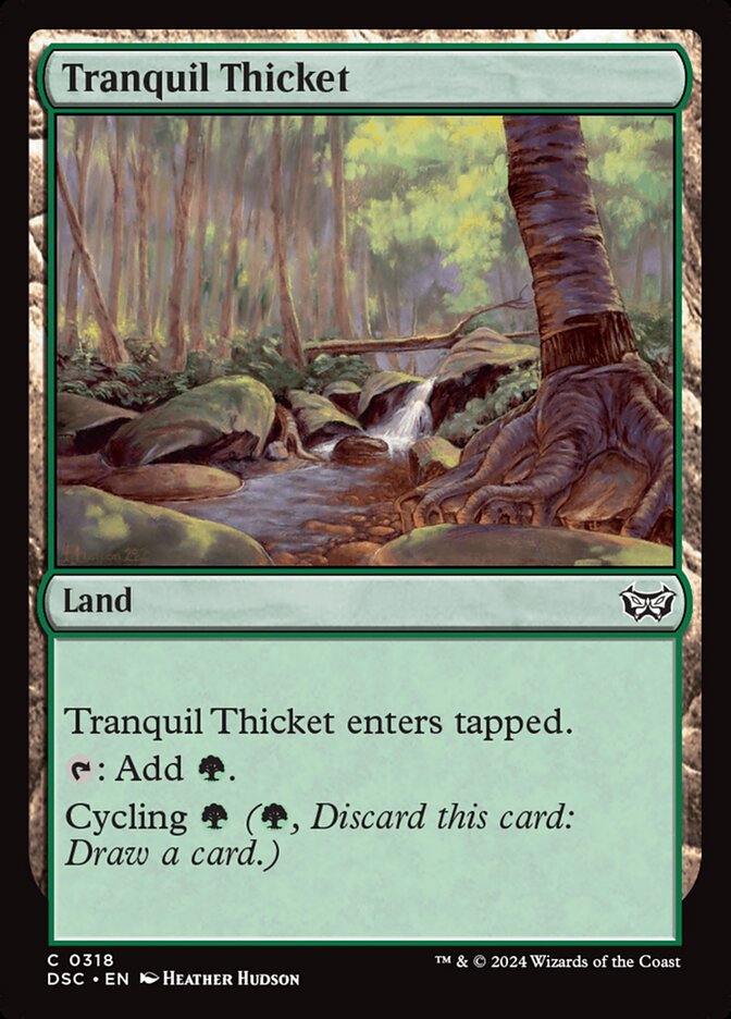 Tranquil Thicket 318 (Commander: Duskmourn: House of Horror)  | Good Games Adelaide SA