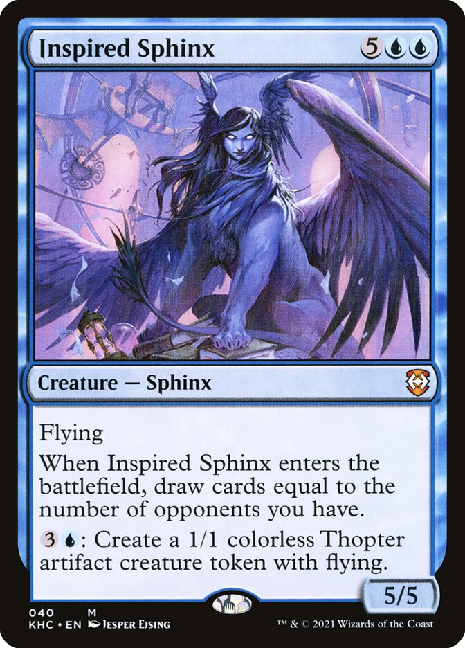 Inspired Sphinx 40 (Commander: Kaldheim)  | Good Games Adelaide SA