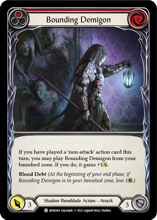 Bounding Demigon (Red) [MON168] 1st Edition Normal | Good Games Adelaide SA