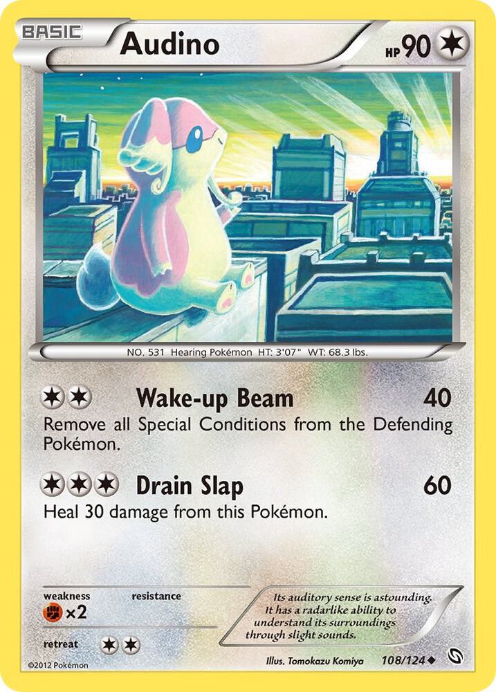 Audino 108/124 (Dragons Exalted)  | Good Games Adelaide SA