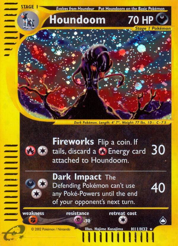 Houndoom H11 H11/H32 (Aquapolis)  - Holofoil | Good Games Adelaide SA