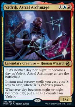 Vadrik, Astral Archmage (Promo Pack) [Innistrad: Midnight Hunt Promos] | Good Games Adelaide SA