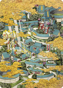 Plains 2 Art Card [Kamigawa: Neon Dynasty Art Series] | Good Games Adelaide SA