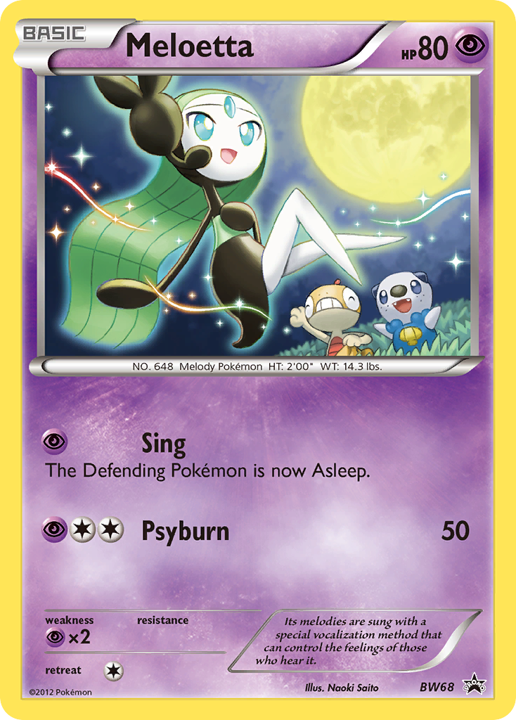 Meloetta (BW68) [Black & White: Black Star Promos] | Good Games Adelaide SA