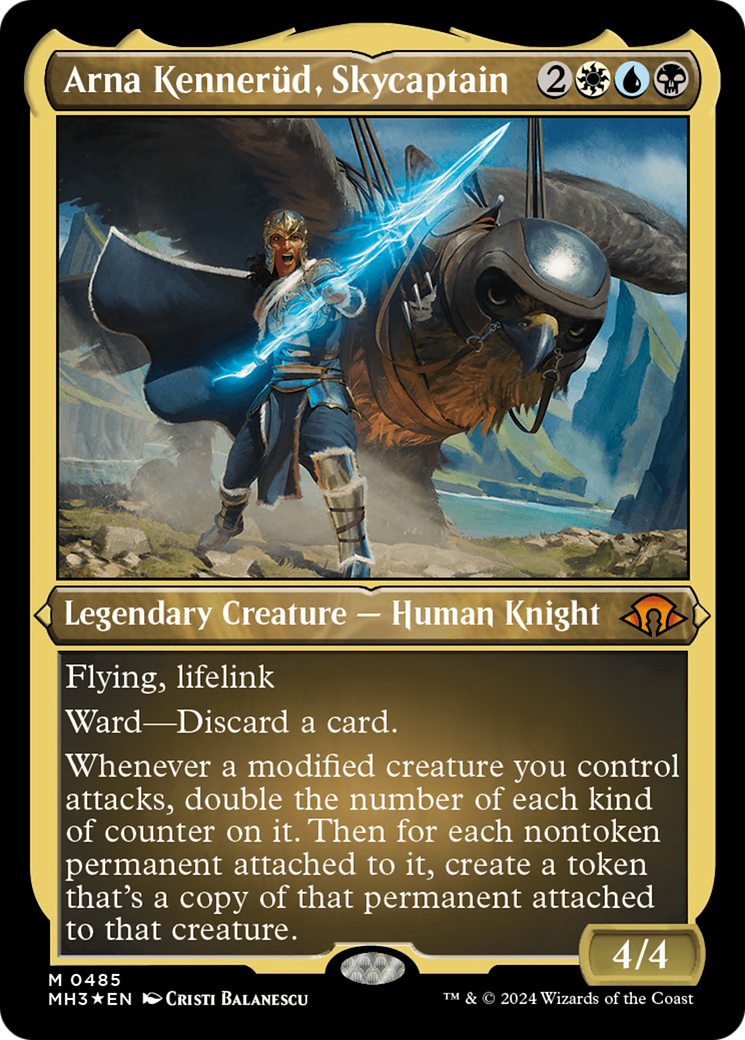 Arna Kennerud, Skycaptain (Foil Etched) [Modern Horizons 3] | Good Games Adelaide SA