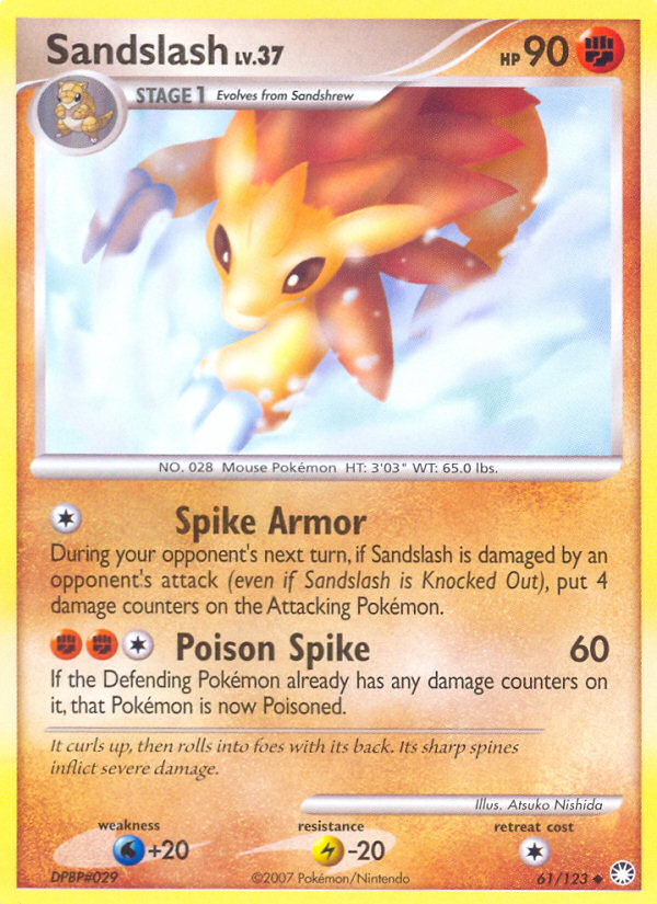 Sandslash (61/123) [Diamond & Pearl: Mysterious Treasures] | Good Games Adelaide SA