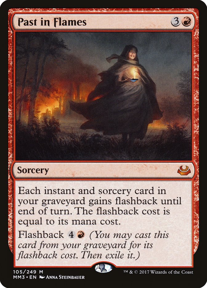 Past in Flames 105 (Modern Masters 2017)  - Foil | Good Games Adelaide SA