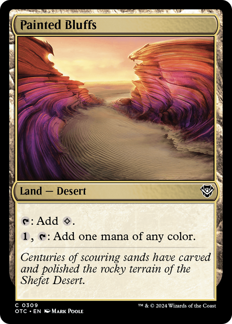 Painted Bluffs [Outlaws of Thunder Junction Commander] | Good Games Adelaide SA