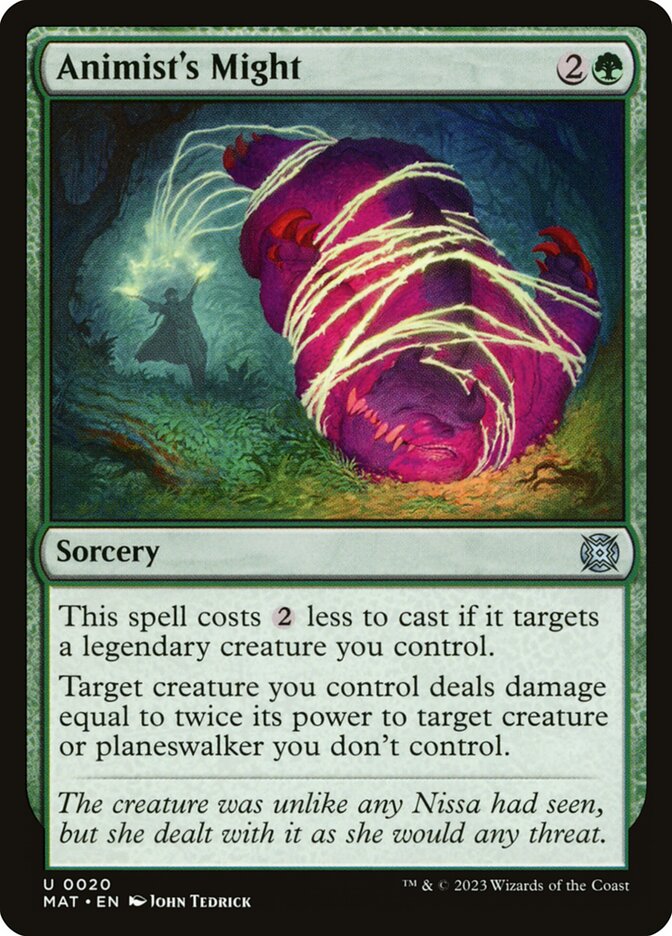 Animists Might 20 (March of the Machine: The Aftermath)  - Foil | Good Games Adelaide SA