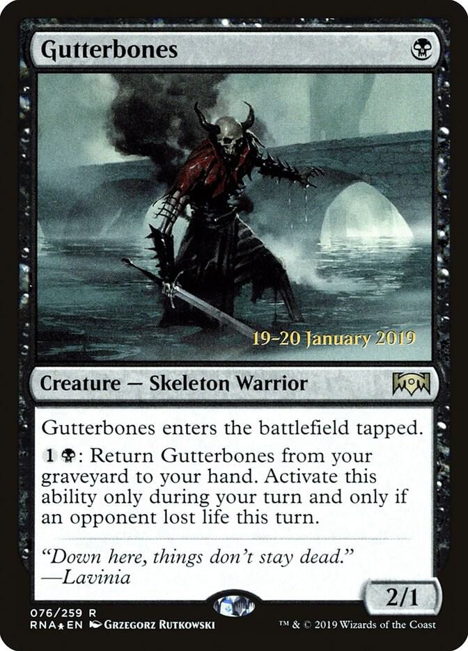 Gutterbones 76 (Prerelease Cards)  - Foil | Good Games Adelaide SA