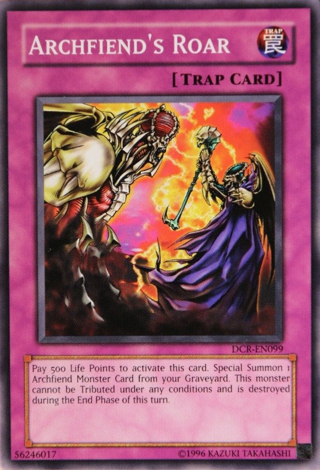 Archfiend's Roar [DCR-EN099] Common | Good Games Adelaide SA