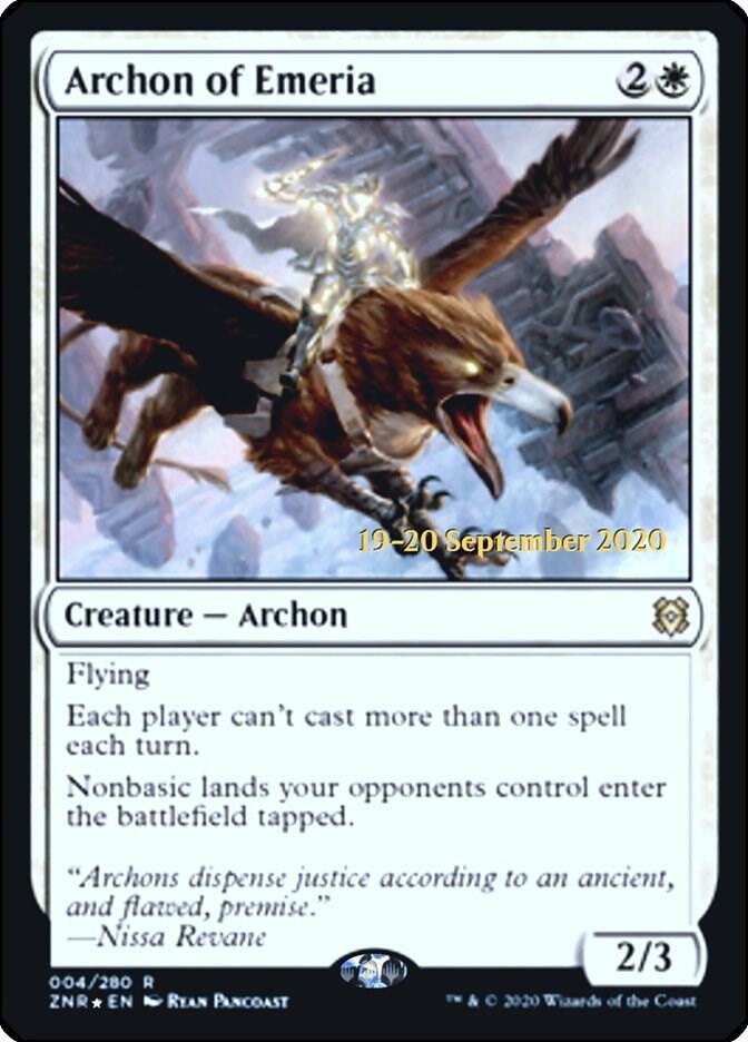 Archon of Emeria 4 (Prerelease Cards)  - PreRelease Foil | Good Games Adelaide SA