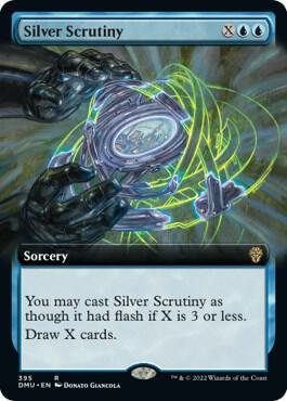 Silver Scrutiny Extended Art 395 (Dominaria United)  | Good Games Adelaide SA