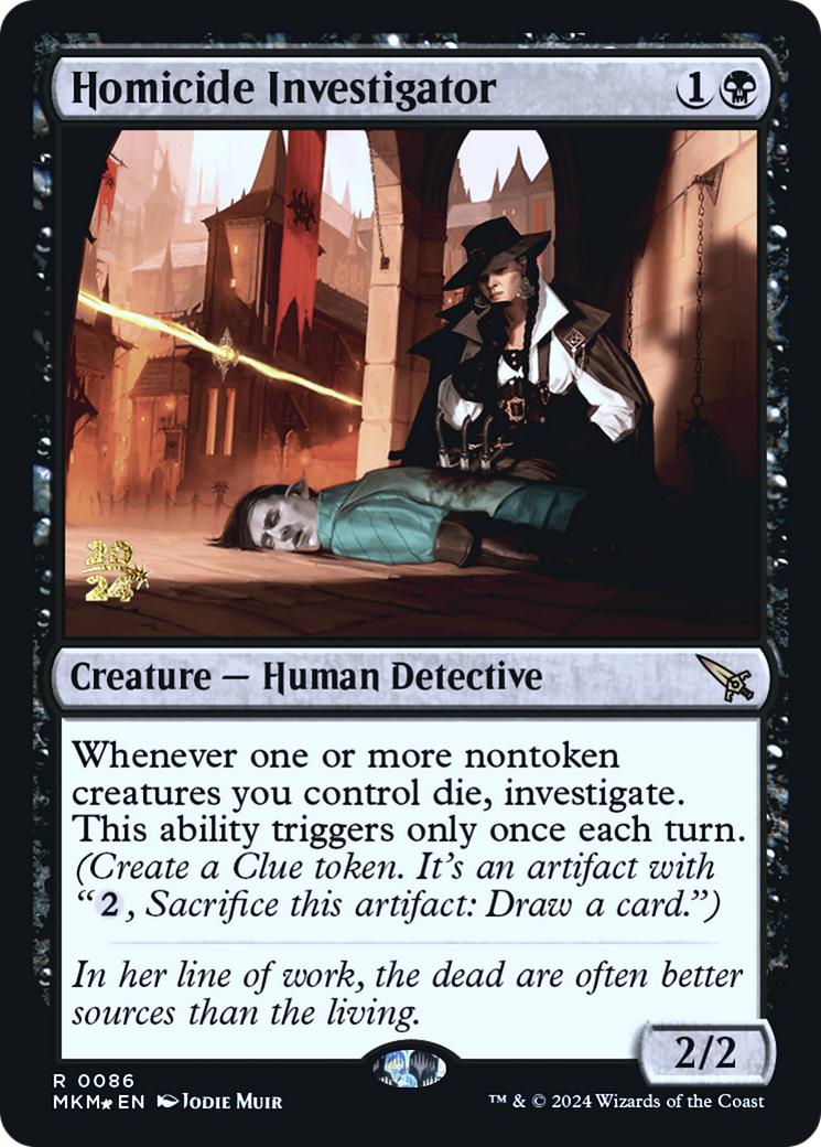 Homicide Investigator [Murders at Karlov Manor Prerelease Promos] | Good Games Adelaide SA