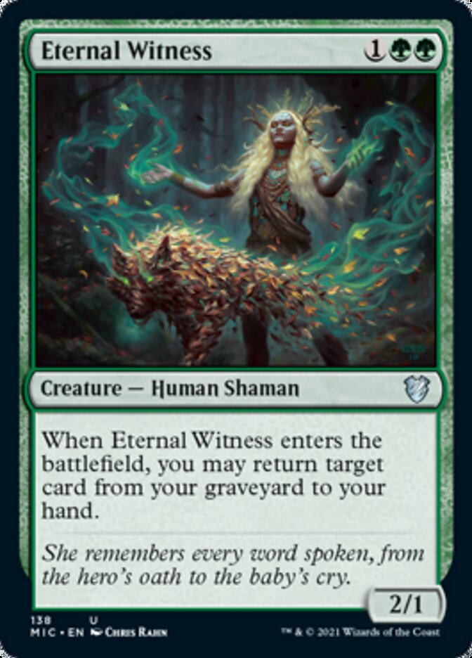 Eternal Witness [Innistrad: Midnight Hunt Commander] | Good Games Adelaide SA