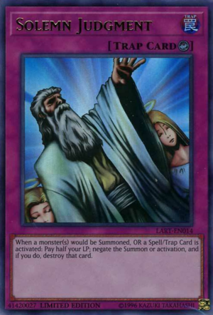 Solemn Judgment [LART-EN014] Ultra Rare | Good Games Adelaide SA