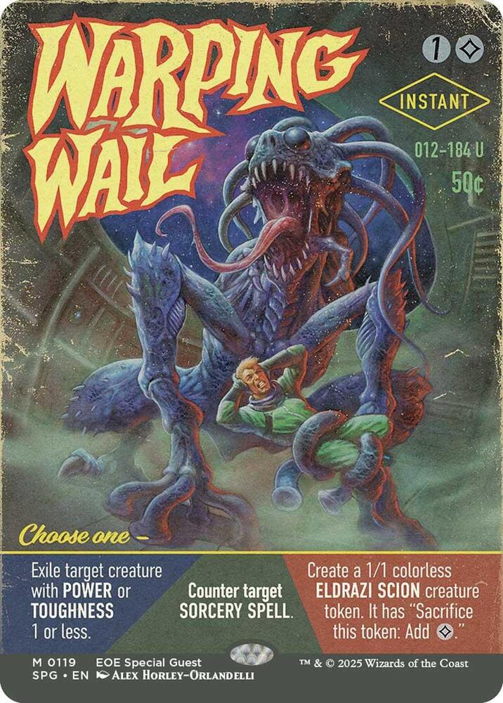 Warping Wail 119 (Special Guests)  - Borderless Foil | Good Games Adelaide SA