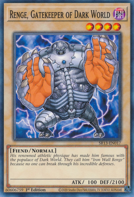 Renge, Gatekeeper of Dark World [SR13-EN017] Common | Good Games Adelaide SA