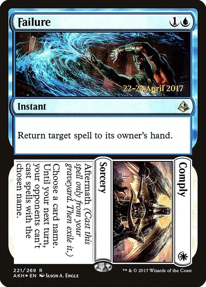 Failure Comply 221 (Prerelease Cards)  - Foil | Good Games Adelaide SA