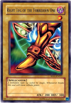 Right Leg of the Forbidden One [RP01-EN017] Rare | Good Games Adelaide SA