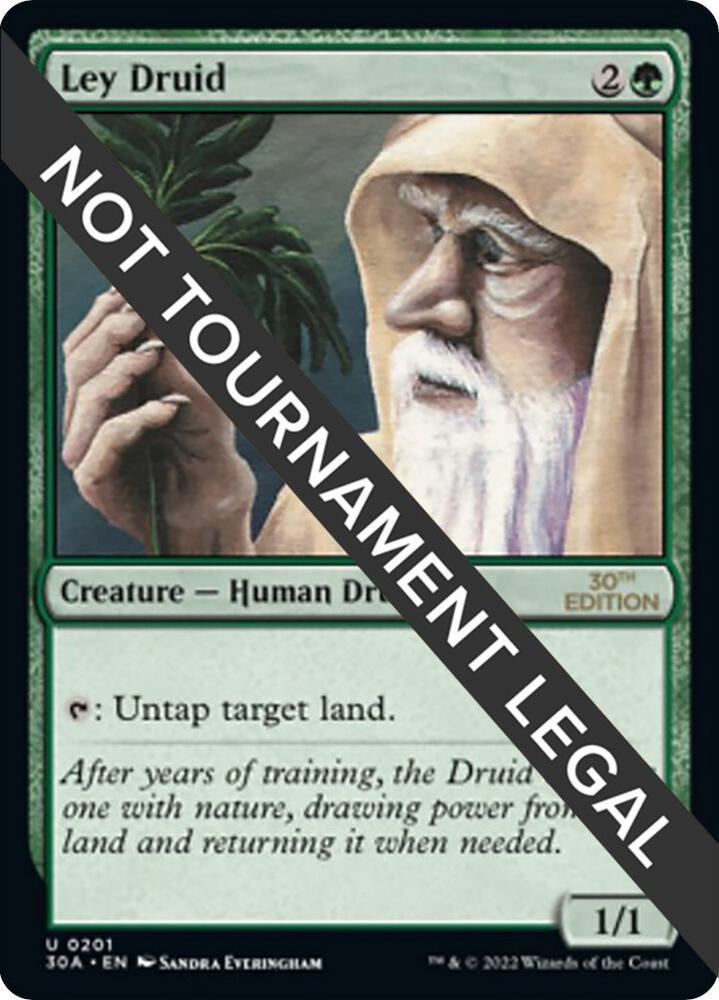 Ley Druid 201/594 (30th Anniversary Edition)  | Good Games Adelaide SA