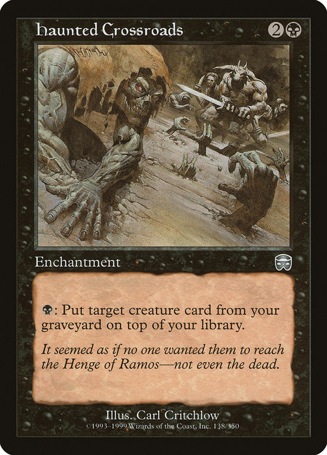 Haunted Crossroads 138 (Mercadian Masques)  - Foil | Good Games Adelaide SA